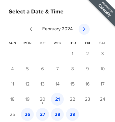 Alt text: Calendar image